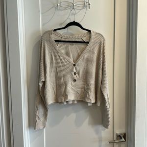 American Eagle Crop Sweater
